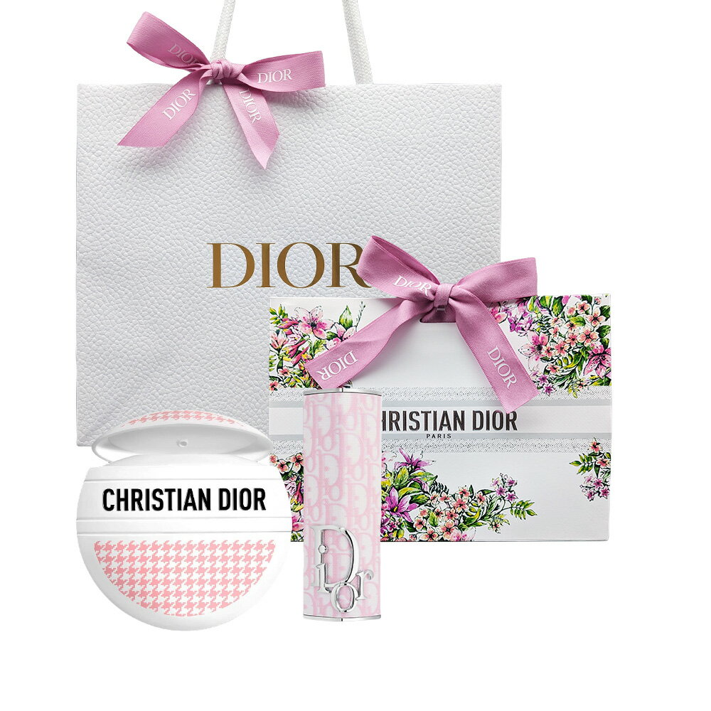 ディオール 【国内正規品】Dior クリスチャン ディオール ル ボーム ピンク 千鳥格子 限定 ディオール アディクト リップスティック (ケース)# ピンク オブリーク　50mL ラッピング 済 ショッパー付き ギフトセット プレゼント ディオール ハンド クリーム 母の日