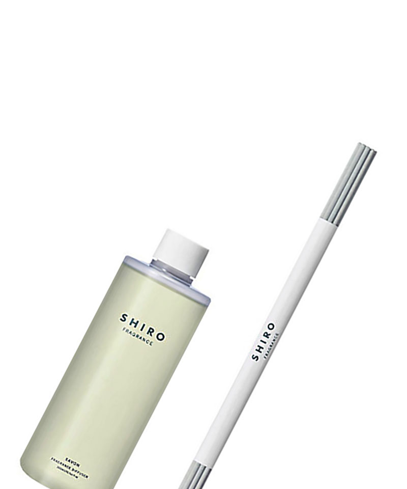 【国内正規品】 SHIRO/ シロ サボン フレグランスディフューザーリキッド 300mL/フレグランスディフューザー詰め替え用リキッド(スティック付)