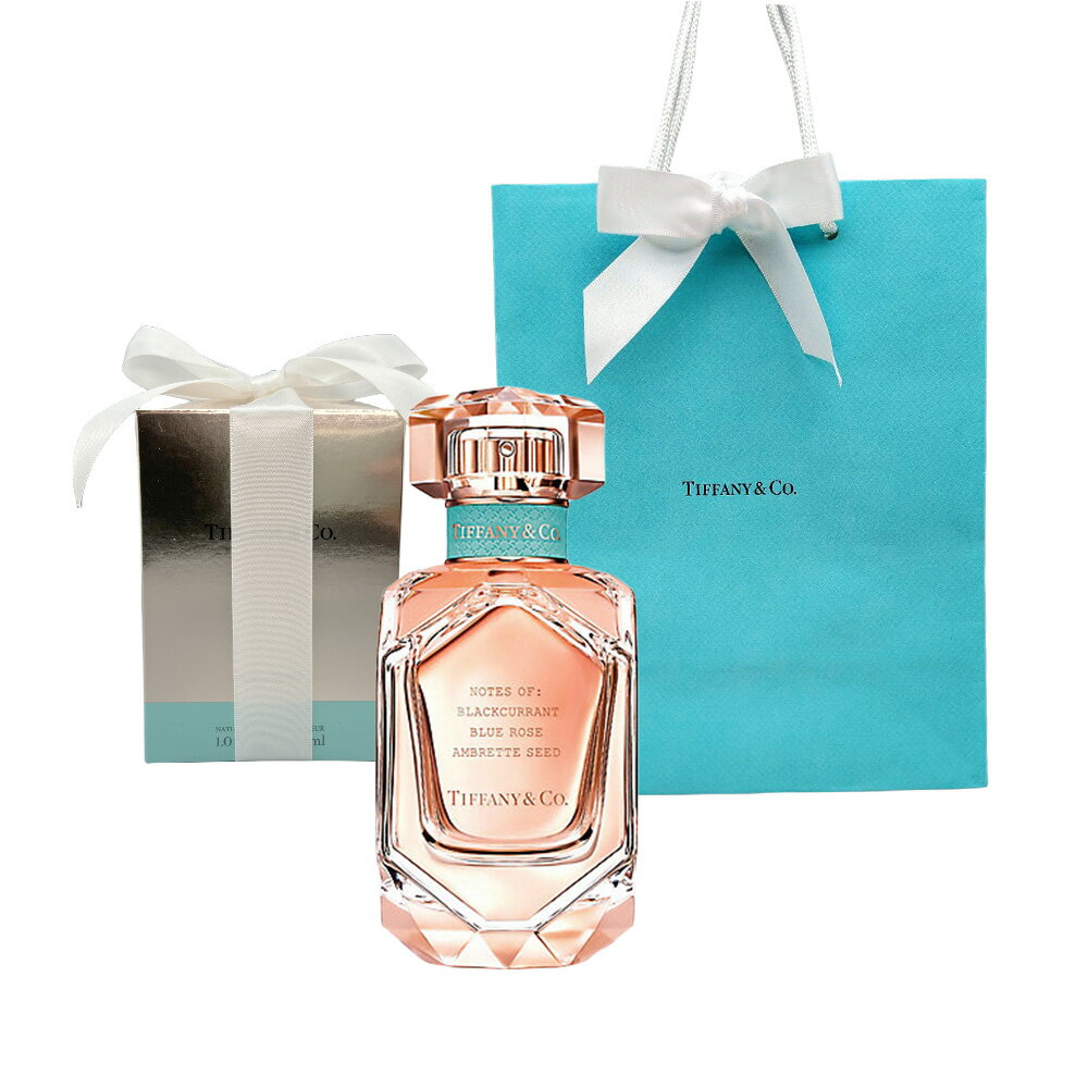 ティファニー 【国内正規品】TIFFANY&Co./ティファニー ローズ　ゴールド　オードパルファム 30mL・50mL・75mL／オードパルファム 香水 紙袋ショッパー付き　ギフト プレゼント　誕生日　母の日 （本体リボン付き）