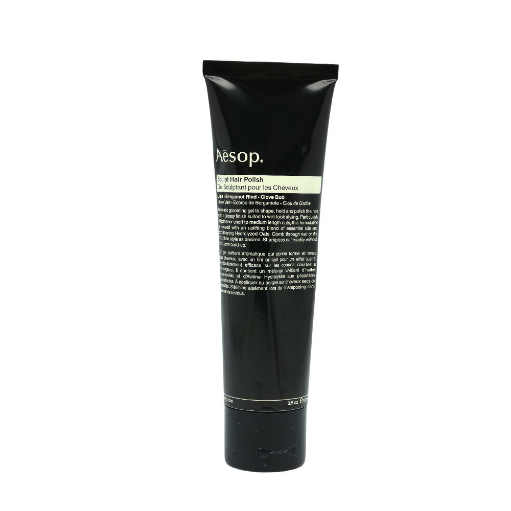 商品詳細 ブランド名 Aesop イソップ 商品名 スカルプト　ヘアポリッシュ 内容量 100mL/ヘアジェル 商品説明 ショートからミディアムヘアのスタイリングに適した、香り高いヘアジェルです。ほとんどの髪タイプとボリュームの方に適しています。高いホールド力があり、濡れたようにつややかに仕上げたい方におすすめです。 イソップの全製品は、動物由来成分を含まないビーガン製品です。また、製品に使用されている全成分において、動物実験は行っておりません。 ※パッケージは予告なく変更になることがございます。ご了承ください。 ※一部の商品において、天然由来の成分を使用しているため香りが若干異なる場合がございます。 商品区分 化粧品 広告文責 株式会社ビーアンドエル
