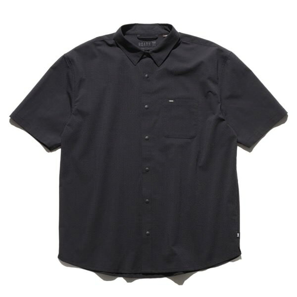 ROARK(ロアーク) DELTA QD S/S SHIRTS (RWJD1220) メンズ ／ 接触冷感 リネンライクシャツ ストレッチ素材 速乾 日本代理店正規品