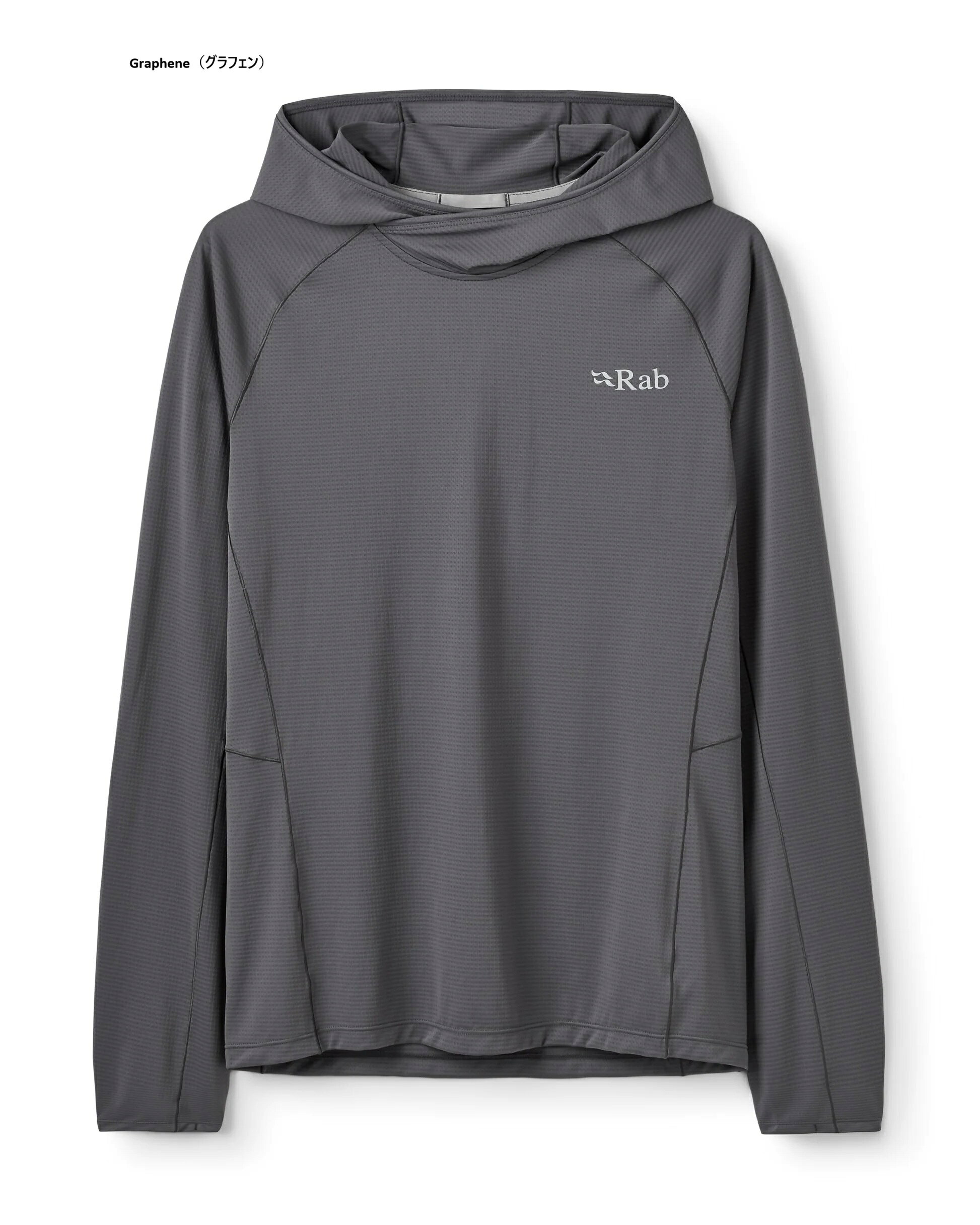 Rab（ラヴ）Sonic Hoody（ソニック フーディ）QCC-51 メンズ 長袖 速乾性・吸汗性・防臭加工 ランニング トレイル