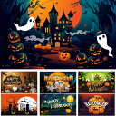 送料無料 タペストリー ハロウィン 装飾 背景布 かぼちゃ 背景シート diy 暖炉 絵 壁イベント パーティー インテリア 布 目隠し 約115*180cm ...