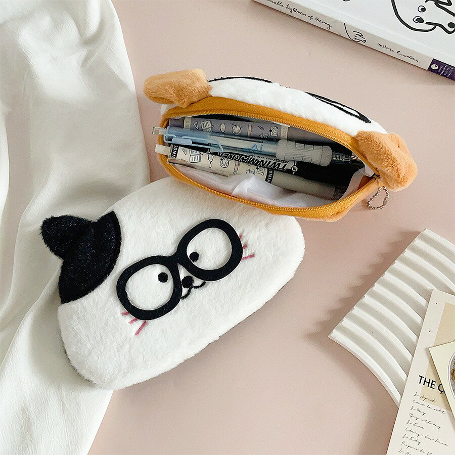 送料無料 ペンケース 猫ちゃん 犬 かわいい 筆箱 筆入れ ペン収納 ぬいぐるみ ペンポーチ コスメポーチ 軽量 文具収納ポーチ 小物入れ 癒し系 文房具 小物 グッズ 雑貨 小学生 中学生 高校生 面白い 入学祝い プレゼント インスタ映え 楽天海外通販 heysiria-10007320 Heysiria サンプル画像3