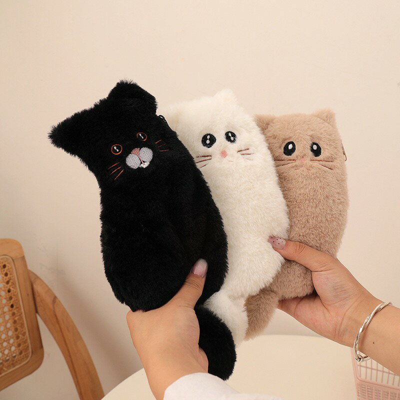送料無料 猫ちゃん ペンケース かわいい 筆箱 筆入れ ペン収納 ぬいぐるみ ペンポーチ コスメポーチ 軽量 文具収納ポーチ 小物入れ 癒し系 文房具 小物 グッズ 雑貨 小学生 中学生 高校生 面白い 入学祝い プレゼント インスタ映え 楽天海外通販 heysiria-10007325 Heysiria パッケージ画像