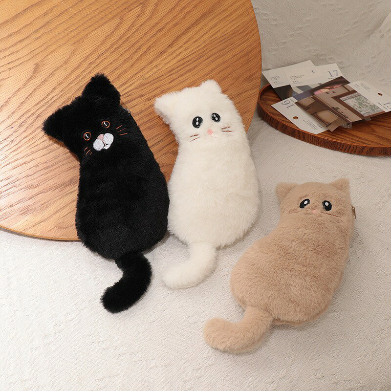 送料無料 猫ちゃん ペンケース かわいい 筆箱 筆入れ ペン収納 ぬいぐるみ ペンポーチ コスメポーチ 軽量 文具収納ポーチ 小物入れ 癒し系 文房具 小物 グッズ 雑貨 小学生 中学生 高校生 面白い 入学祝い プレゼント インスタ映え 楽天海外通販 heysiria-10007325 Heysiria サンプル画像2