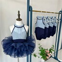 バレエレオタード 送料無料 子供用 キッズ バレエ衣装 子供用 女の子 キッズウェア 体操 ダンス 練習服 ステージ衣装 シンプル 2点セット シフォン レッス...