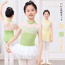 送料無料 女の子 2点セット バレエレオタード スカート付き 子供用 キッズ バレエ衣装 スナップボタンタイプ キッズウェア 体操 ダンス 練習服 ステージ衣装...