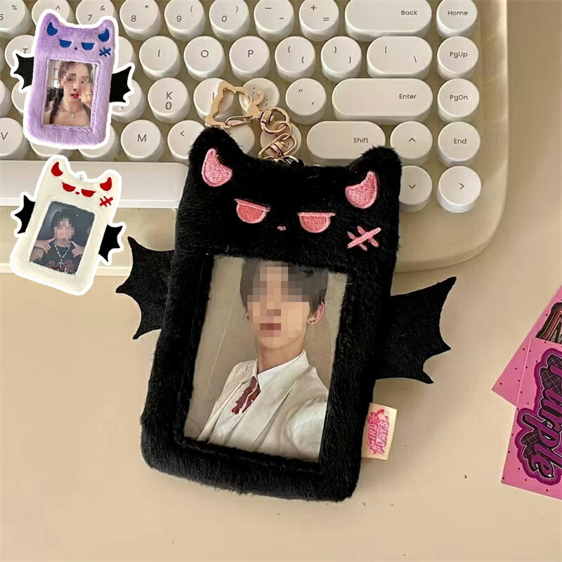 送料無料 3枚1280円 1枚980円 悪魔 フォトカード キーホルダー カードケース 保護 カードホルダー 写真..