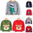 送料無料 クリスマス セーター キッズ 子供クリスマスセーター 子供服 クリスマス衣装 トナカイ 男の子 女の子 ジュニア トップス 防寒 子ども アウターウェ...