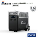 FOSSiBOT FB3840 エクストラバッテリー 拡張バッテリー 3840Wh 拡張で最大11,520Wh ポータブル電源 リン酸鉄 超大容量 蓄電池 ソー...