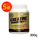 【6/1〜エントリーでP5倍!】GOLD'S GYM(ゴールドジム)クレアチンパウダー 300g【送料無料】