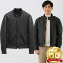 エンメティ シングルライダースジャケット Juri Mouton Sp Mouton レザー Emmeti シングル ライダース ジャケット ムートンジャケット メンズ 革ジャン