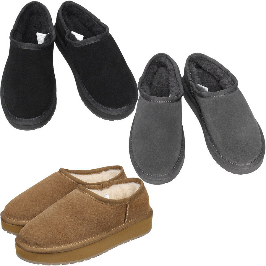 エミュ ムートンブーツ プラットフォーム ピコウール Platform Pico Wool W13253 Emu ムートン ブーツ ショート メリノウール ボア...