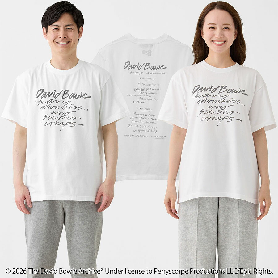 Rakuten - グッドロックスピード Tシャツ デヴィッド・ボウイ David Bowie 26DAB003W Goodrockspeed 半袖Tシャツ クルーネック 半袖 カットソー メンズ レディース ユニセックス 父の日 ギフト プレゼント
