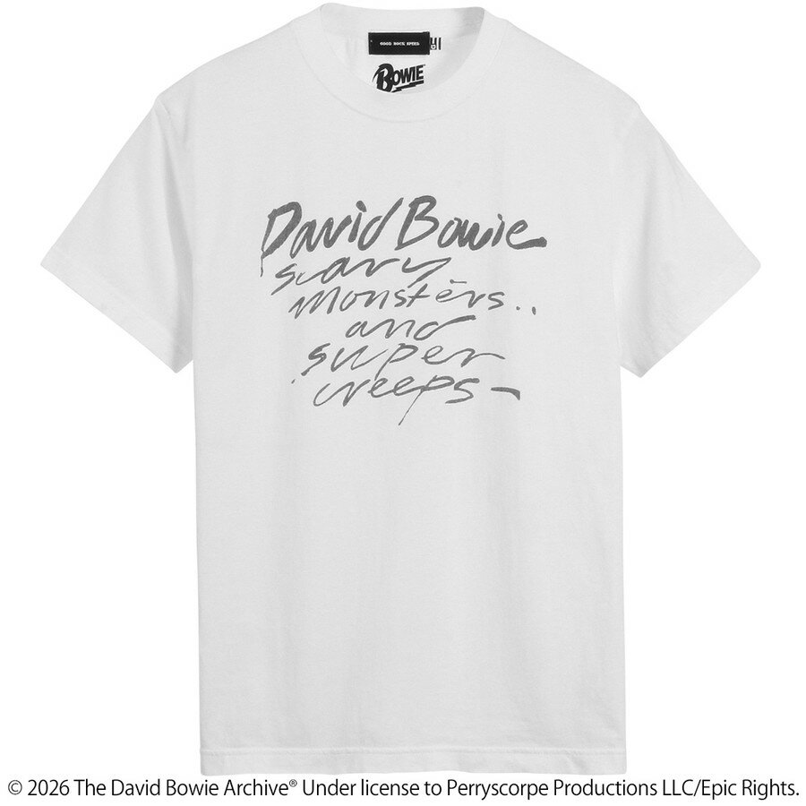 Rakuten - グッドロックスピード Tシャツ デヴィッド・ボウイ David Bowie 26DAB003W Goodrockspeed 半袖Tシャツ クルーネック 半袖 カットソー メンズ レディース ユニセックス