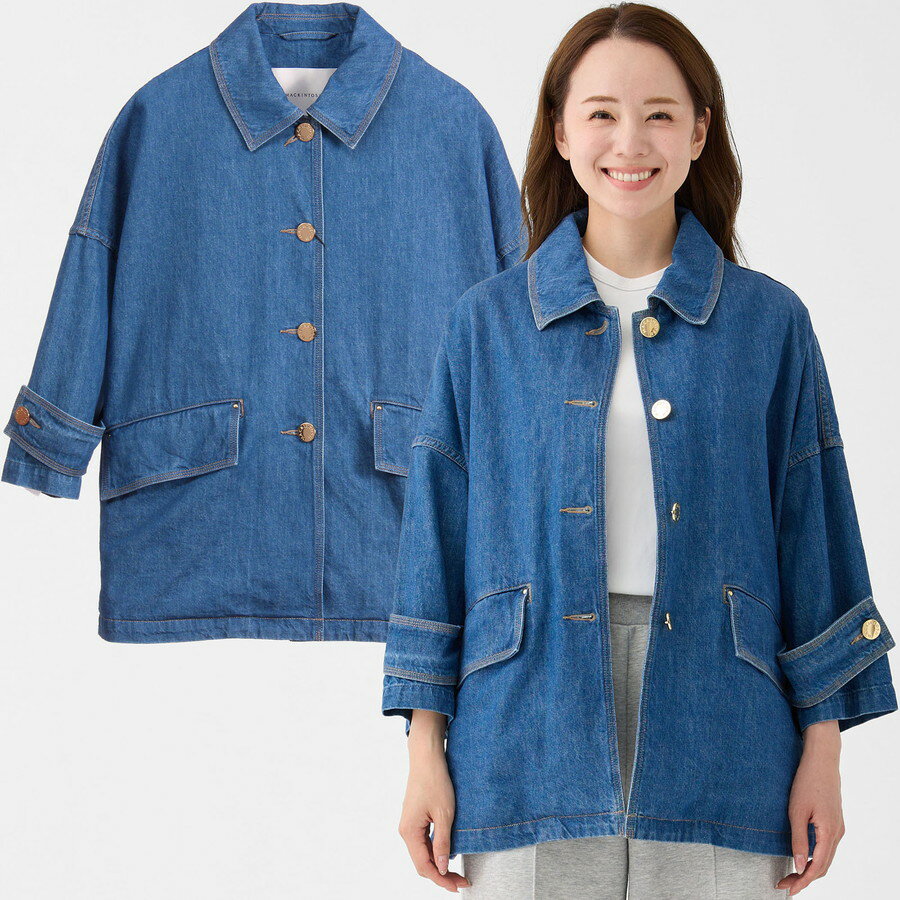 Rakuten - マッキントッシュ レディース コート ハンビー デニムジャケット Humbie Denim Jacket L261ND1003BGALW Mackintosh ステンカラー ジャケット