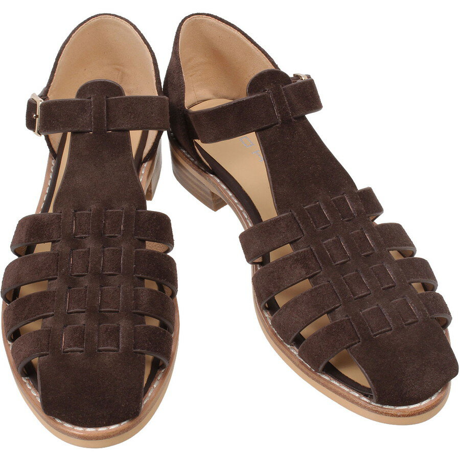 モヒ レディース 踵ありグルカサンダル マロン Mohi Gurkha Sandals Marron 2-6078-8-AF ストラップ グルカ サンダル ブラウン