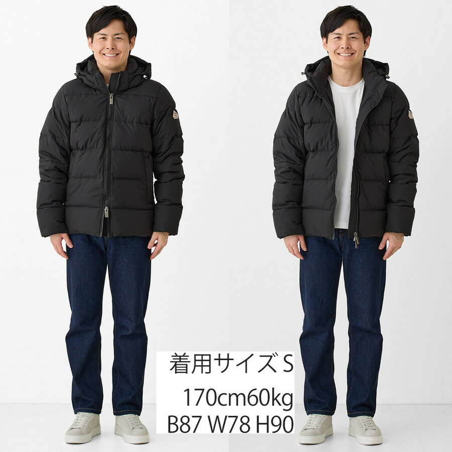 ピレネックス メンズ ダウンジャケット スプートニック リップストップ ミニ Spoutnic Mini Ripstop2 HMY022 Pyrenex フード付き フード ダウン ジャケット ブラック ネイビー カーキ