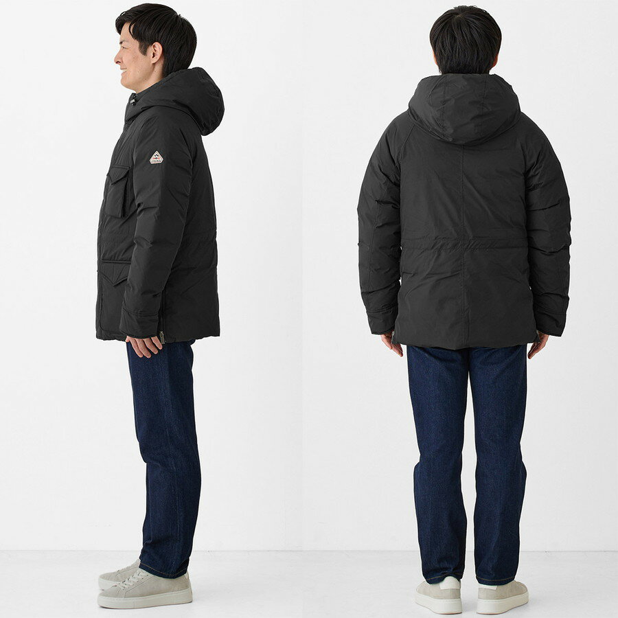 ピレネックス メンズ ダウンジャケット バズス Bazus HMY029 Pyrenex フィールドジャケット フード ダウン ジャケット パーカー ブラック ネイビー カーキ ベージュ