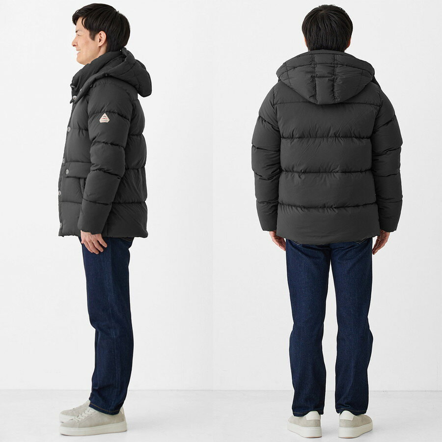 ピレネックス メンズ ダウンジャケット トロワ Troyes HMY019 Pyrenex ダウンジャケット フード ダウン ジャケット パーカー ブラック ネイビー カーキ ライトブルー