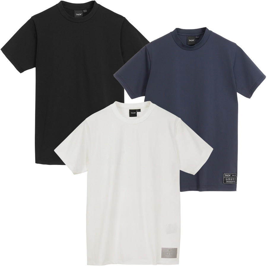 Rakuten - タイオン メンズ Tシャツ Taion Function T-shirts Regularsize TS01BS-RS 半袖 クルーネック