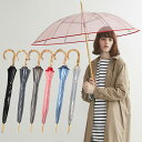 トラディショナル ウェザーウェア 長傘 Clear Umbrella Bamboo SLGGO0174 Traditional Weatherwear クリア ...