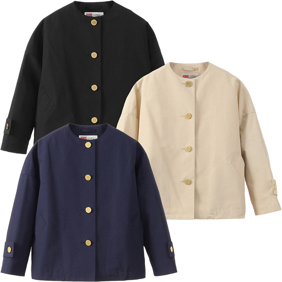 Rakuten - トラディショナルウェザーウェア レディース コート マールトンノーカラーショート Malton No Collar Short L261KGFCO0466RO Traditional Weatherwear ノーカラー ジャケット