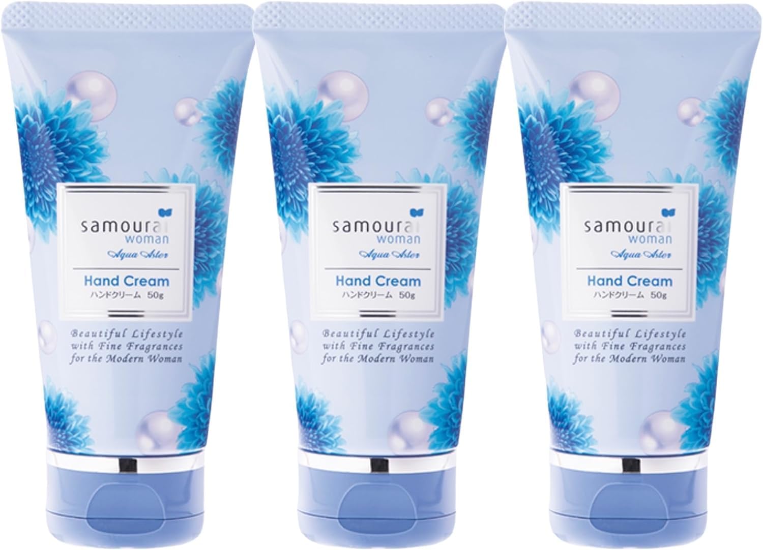サムライウーマン ハンドクリーム アクアスターの香り 50g×3個