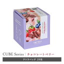 ［CUBE］チョコレートベリールイボスティー 2.0g×20包大容量 水出し ルイボスティー ルイボス茶 フレーバーティー ハーブティー 茶葉 ..