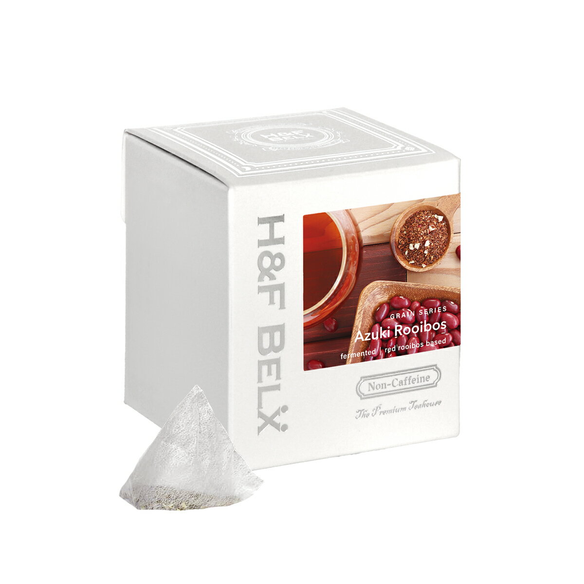 ［CUBE］あずきルイボスティー 2.0g×20包大容量 水出し ルイボスティー ルイボス茶 あずき茶 フレーバーティー ハーブティー 茶葉 穀物茶 お茶 ノンカフェイン H&F BELX エイチアンドエフ ベルクスのサムネイル