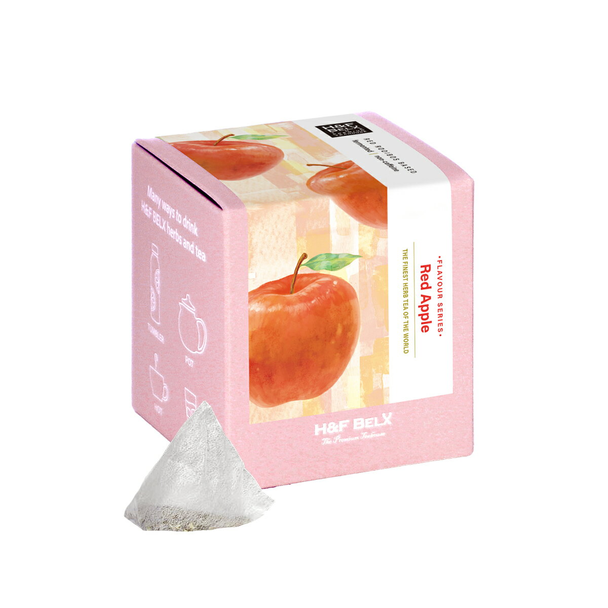 ［CUBE］レッドアップルルイボスティー 2.0g×20包大容量 水出し ルイボスティー ルイボス茶 フレーバーティー ハーブティー 茶葉 穀物茶 お茶 ノンカ...