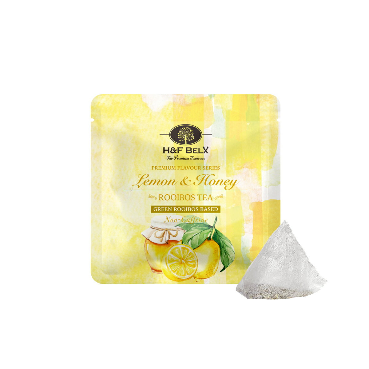 [Petit Pack] レモン＆ハニールイボスティー 2.5g×5包ルイボスティー ハーブ ティー バッグ お茶 健康 美容 ノンカフェイン 水分補給 熱中症対策 紅茶 H&F BELX エイチアンドエフ ベルクス [M便 1/10]