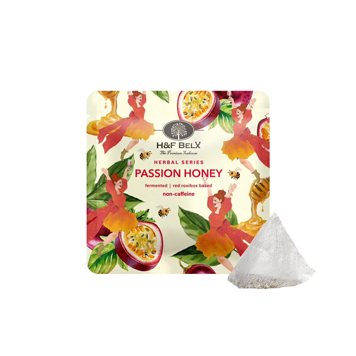 [Petit Pack] パッションハニールイボスティー 1.5g×5包ルイボスティー 発酵 ハーブ ティー バッグ お茶 健康 美容 ノンカフェイン 水分補給 熱中症対策 紅茶 H&F BELX エイチアンドエフ ベルクス [M便 1/10]