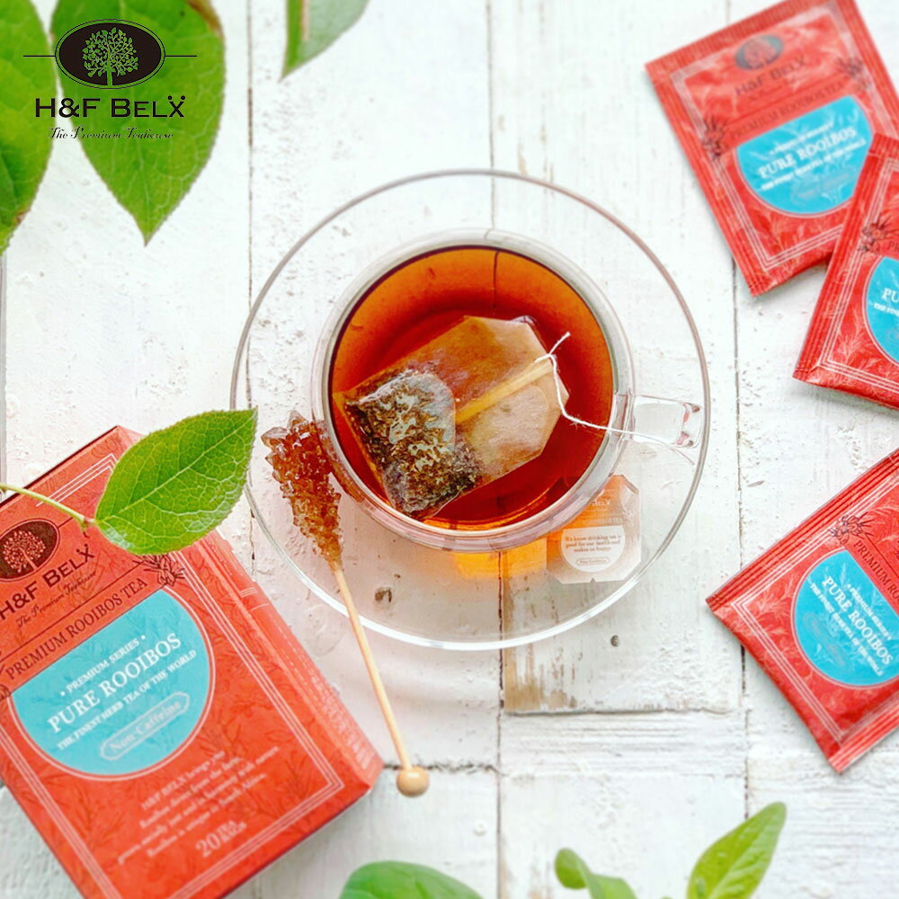 ピュアルイボスティー 1.5g×20TBルイボスティー ルイボス茶 ハーブティー 茶葉 ティーバッグ お茶 オーガニック ノンカフェイン 定番 ベーシック プレミアム ピュア H&F BELX エイチアンドエフ ベルクス