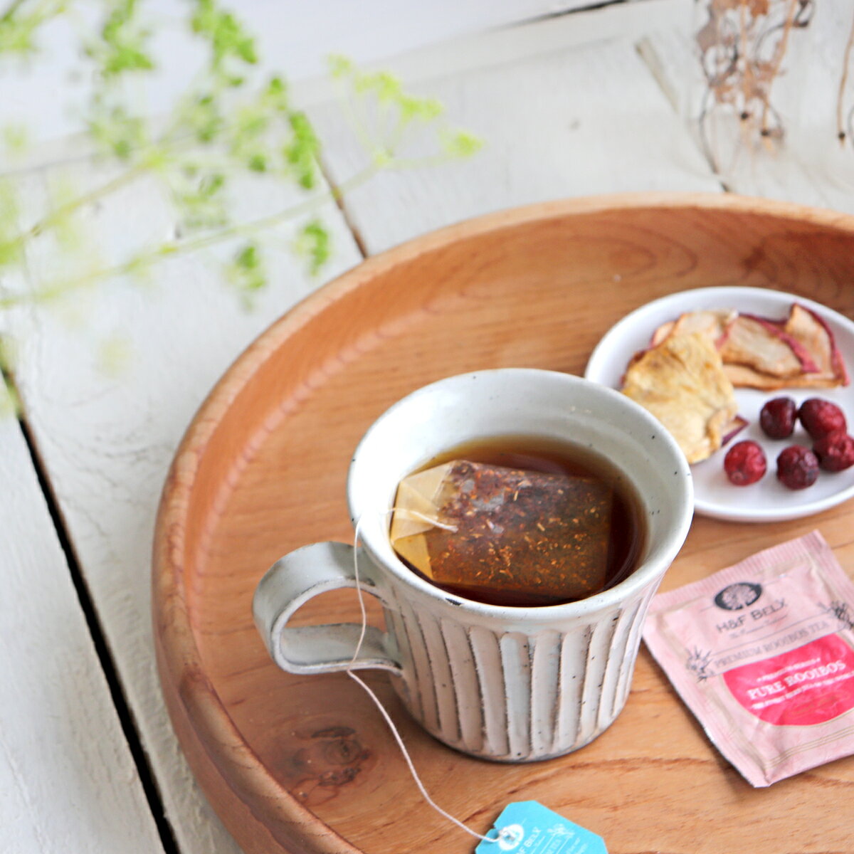 有機ピュアルイボスティー 1.5g×5TBルイボスティー ルイボス茶 ハーブティー 茶葉 ティーバッグ お茶 ノンカフェイン 定番 ベーシック プレミアム ピュア H&F BELX エイチアンドエフ ベルクス [M便 1/15]