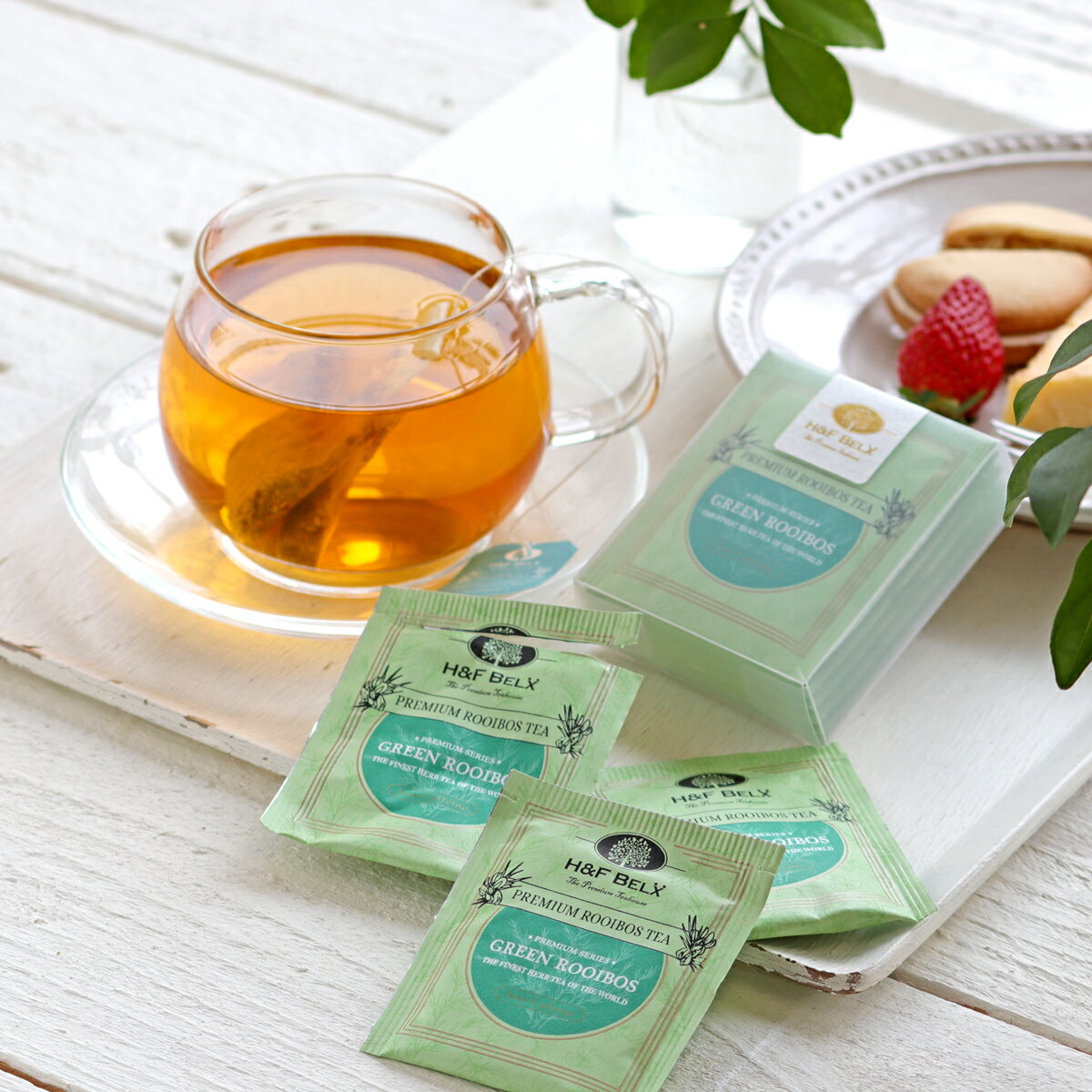 有機グリーンルイボスティー 1.5g×5TBルイボスティー ルイボス茶 未発酵 グリーン ...