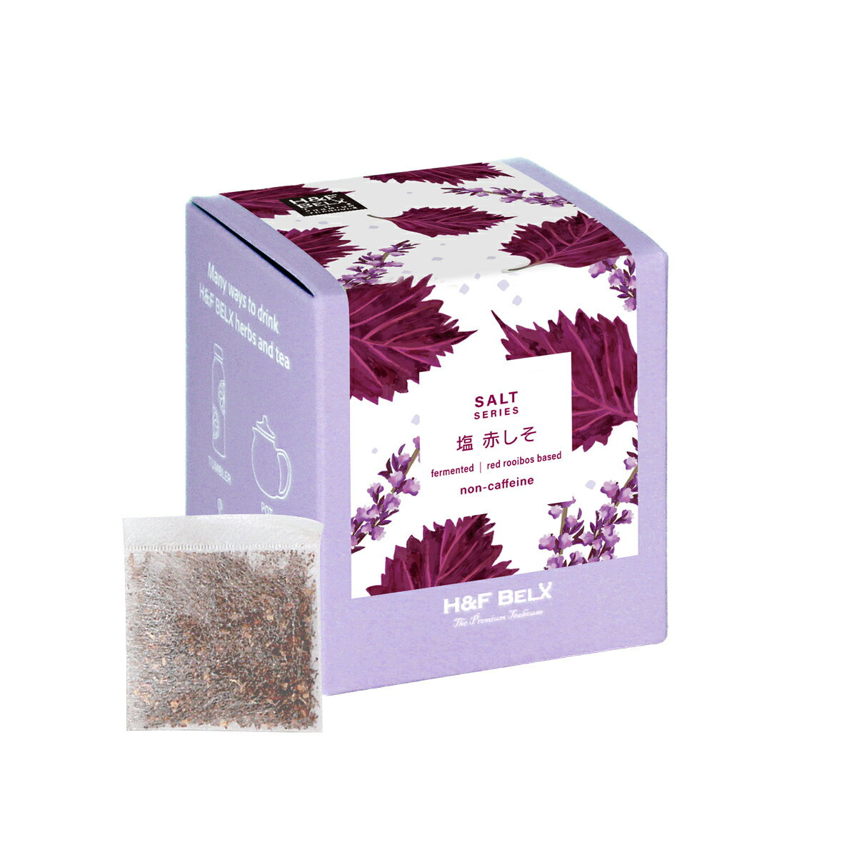 [CUBE] 塩 赤しそルイボスティー 1.5g×20包大容量 ルイボスティー ハロウィン お茶 健康 美容 ノンカフェイン 水分補給 紅茶 H&F BELX エイチアンドエフ ベルクス