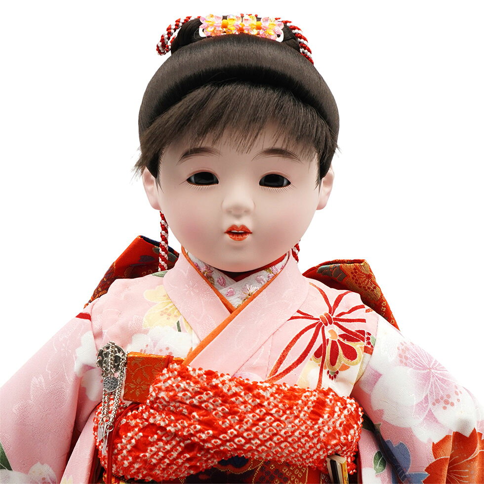 かわいいイマドキの市松人形 13号 ポニーテール 8-21　いちまさん/ひなまつり/雛人...