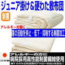 母の日/【送料無料】病院で使われている/抗菌・アレルギー対応　ジュニア 子供用　洗える　日本製 掛敷組布団セット 2