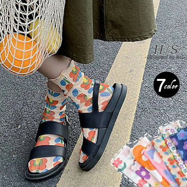 【あす楽】 靴下 レディース 花柄 ショートソックス ソックス メッシュ スニーカーソックス 花 フラワー 女性用 ふくらはぎ 靴下コーデ 柄 模様 カラフル 短い ショート サンダルソックス メッシュソックス スニーカー サンダル ミディアム カラフル 春 夏 HUG.U