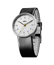 【9/4~5限定 ポイント5倍】正規品 BRAUN ブラウン 腕時計 メンズ レディース Classic 38mm クラシック シルバー ホワイト ブラックレザーベルト BN0021BKG