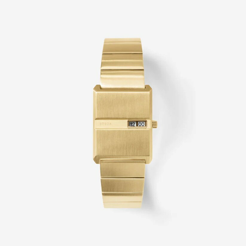 【お買い物マラソン|P5倍対象】正規品 BREDA ブレダ 腕時計 レディース メンズ PULSE パルス スクエア ゴールド ステンレスベルト 1750a