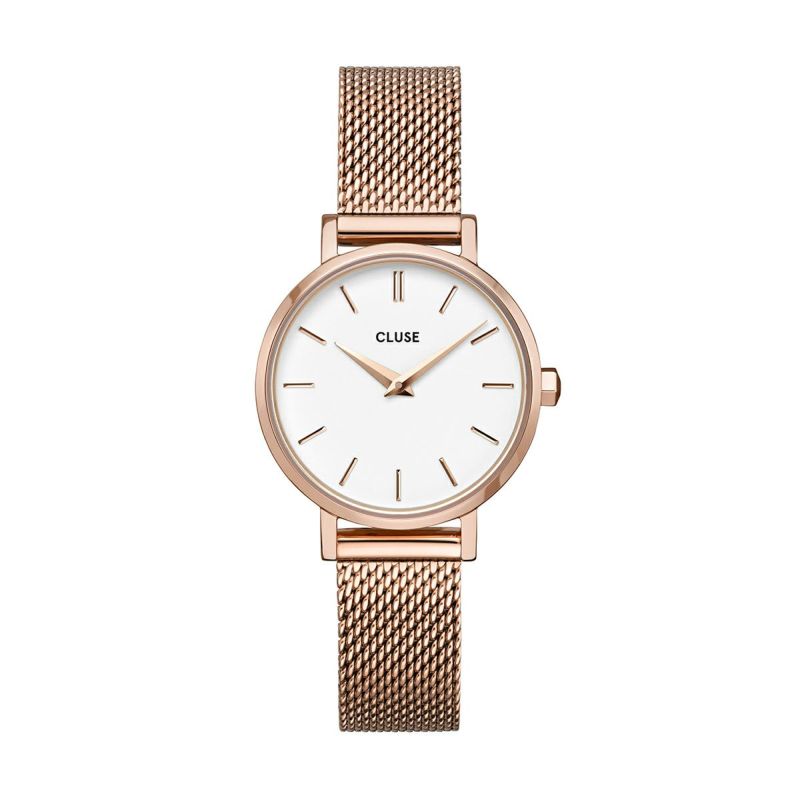 正規品 CLUSE クルース 腕時計 レディース Boho Chic Petite〈日仏限定〉ボーボーシックペティット ホワイトローズ ゴールド メッシュベルト CW0101211003