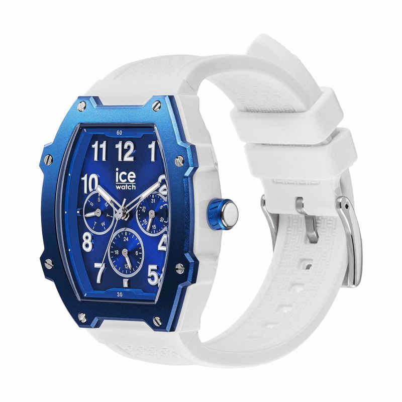 正規品 ICE-WATCH アイスウォッチ 腕時計 メンズ ICE boliday ボリデー ホワイトブルー シリコンラバーベルト M（ミディアム）023313
