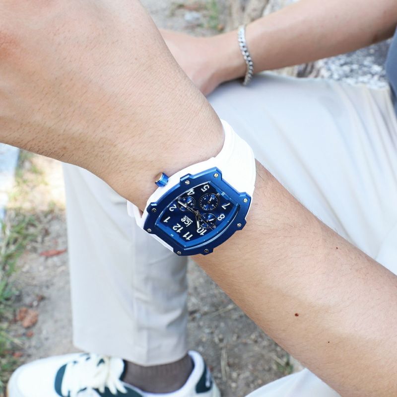 正規品 ICE-WATCH アイスウォッチ 腕時計 メンズ ICE boliday ボリデー ホワイトブルー シリコンラバーベルト M（ミディアム）023313