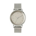 【正規品/最短即日発送】クローン 腕時計 メンズ レディース SLIM SOLAR STYLE 38mm ヒルデ タイムセカンド シルバーメッシュベルト ソーラー式 klon-bwatch-s3h2-sm-38