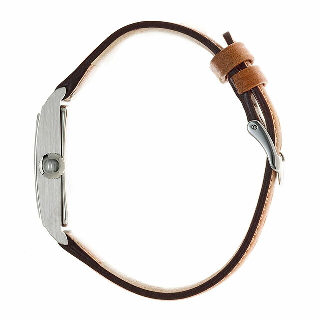 正規品 LIP リップ 腕時計 メンズ レディース Churchill T18 チャーチル シルバー ブラウンレザーベルト 671015