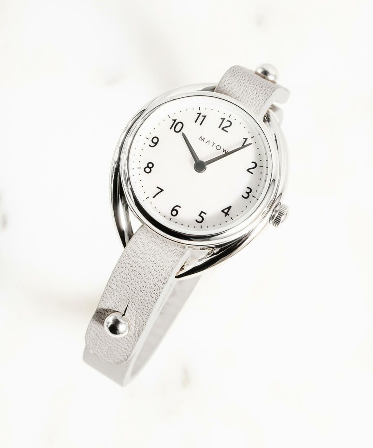 【楽天1位獲得】腕時計 レディース ソーラー ブランド マトウ MATOW 日本製 ピンクゴールド ローズゴールド シルバー 四季 Shiki ラウンド 丸型 レザーブレスレット 華奢 数字 小さめ 電池交換不要 ギフト