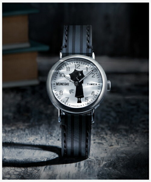 【月末限定P5倍】正規品 TIMEX タイメックス 腕時計 メンズ レディース Timex x Wednesday Weekender NETFLIXドラマ ウェンズデー コラボ レザーベルト tx-tw2y19400 【月末限定P5倍】正規品 TIMEX タイメックス 腕時計 メンズ レディース Timex x Wednesday Weekender NETFLIXドラマ ウェンズデー コラボ レザーベルト tx-tw2y19400